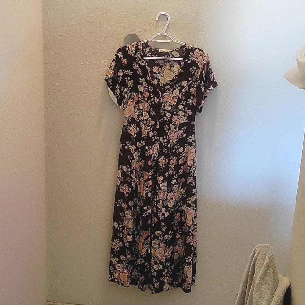 Floral duster top